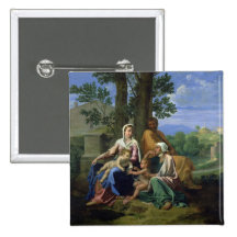 Die heilige Familie mit SS. John, Elizabeth und da Anstecknadelbuttons