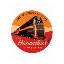 Die Hiawathas Milwaukee Straße Postkarten