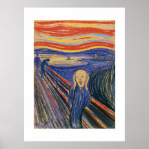 Die hohe Qualität des Schrei-(Pastell 1895) - groß Plakate