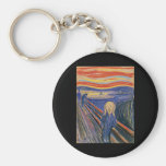 Die hohe Qualität des Schrei-(Pastell 1895) Schlüsselanhänger