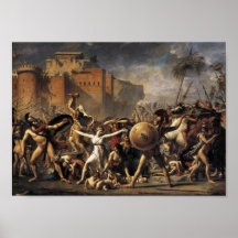 Die Intervention der Sabine-Frauen (1799) Plakat