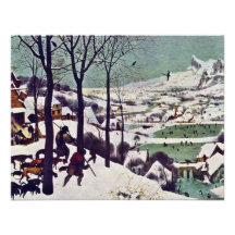Die Jäger im Schnee, durch Bruegel D. Ä. Pieter Individuelle Einladung