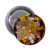 Die Joker-Gewehr-/Knall-Karnevals-Collage Buttons