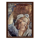 Die Jugend von Mosese, Detail durch Botticelli San Postkarte