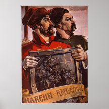 Die kalter Kriegs-Sowjetunions-Propaganda-Plakate 