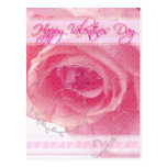 Die Karte rosa Rosevalentines Postkarten