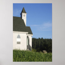 Die kleine Kirche auf der Insel Posterdrucke