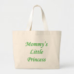 Die kleine Prinzessin der Mama Leinentaschen