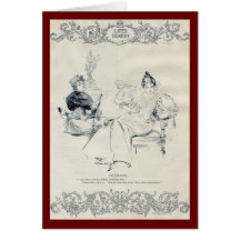 Die Komödie des Lebens, die 1892 anregt Karte