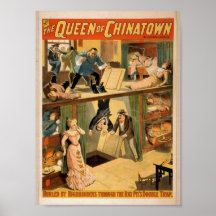 Die Königin von Chinatown Plakatdruck