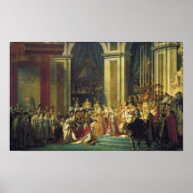 Die Krönung von Napoleon Plakate
