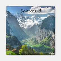 Die Kühlschrank-Magnet-fantastische Schweiz-Alpen Kühlschrankmagnet