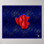 Die leidenschaftliche Rose Plakat