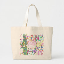 Die Leinwand-Taschen-Tasche der bunten Frauen