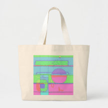 Die Leinwand-Taschen-Tasche der bunten Frauen