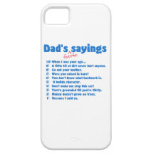 Die LieblingsRedewendungen des Vatis iPhone 5 Case