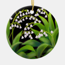 Die Maiglöckchen-Blumenverzierung Ornamente