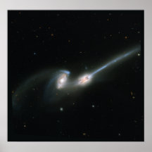 Die Mäuse (NGC 4676) - zusammenstoßende Galaxien Posterdrucke