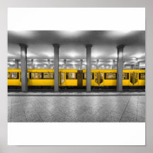 Die Metro Plakatdrucke