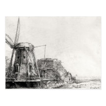 Die Mühle, 1641 Postkarte