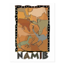 Die Namib Postkarte