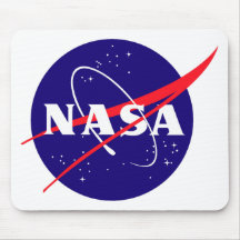 Die NASA-Fleischklöschen-Logo Mauspad