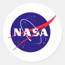 Die NASA-Fleischklöschen-Logo Sticker