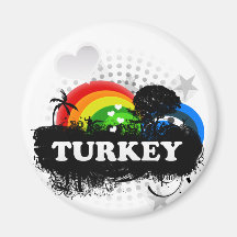 Die niedliche fruchtige Türkei Magnete