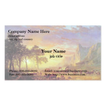 Die Oregon-Spur - Albert Bierstadt Visitenkarte