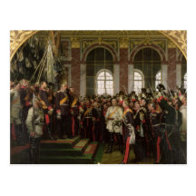 Die Proklamation von Wilhelm Postkarten
