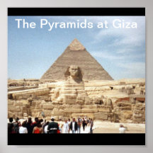 Die Pyramiden an Giseh-Druck Plakatdrucke