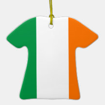 Die Republik- Irlandflagge auf Keramik-T-Shirt Pen Weihnachtsbaum Ornament