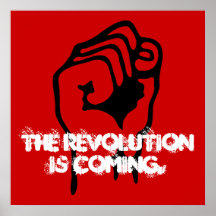 Die Revolution kommt Posterdrucke