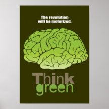 Die Revolution wird motorisiert Plakatdruck
