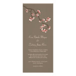 Die rosa Wedding Pfirsich-Kirschblüten-Blumen lade einladungen