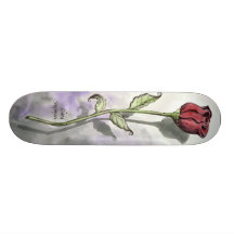 "Die Rose" Skeatboard Personalisiertes Skateboarddeck