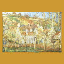 Die roten Dächer, Ecke eines Dorfs tischsets