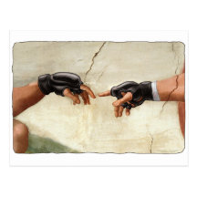 Die Schaffung der MIXED MARTIAL ARTS Postkarten