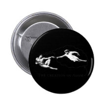 Die Schaffung von Adam (Gott) Buttons