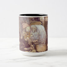 Die Schleppangeln und das jüngste Tomte Tee Tasse