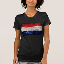 Die Schmutz-Niederlande-Flagge Shirts