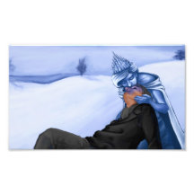 Die Schnee-Königin Photodruck