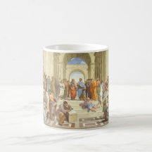 Die Schule von Athen-Fresko durch Raffaello Sanzio Kaffee Haferl