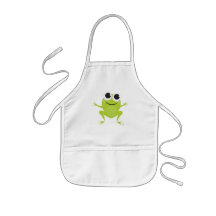 Die Schürze der lächelnden Frosch-Kinder