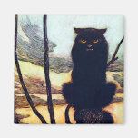 Die schwarze Katze Magnete