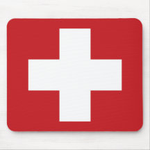 Die Schweiz-Flagge Mauspads