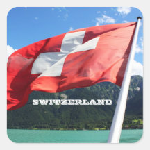 Die Schweiz-Flagge Sticker