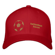 Die Schweiz Fußball gestickter Nati lockert Kappe  Baseballcap