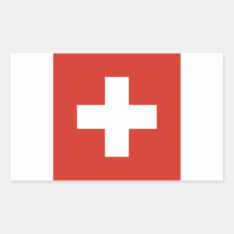 Die Schweiz/Schweizer Flagge Aufkleber
