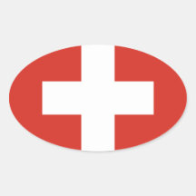 Die Schweiz-Staatsflagge Sticker